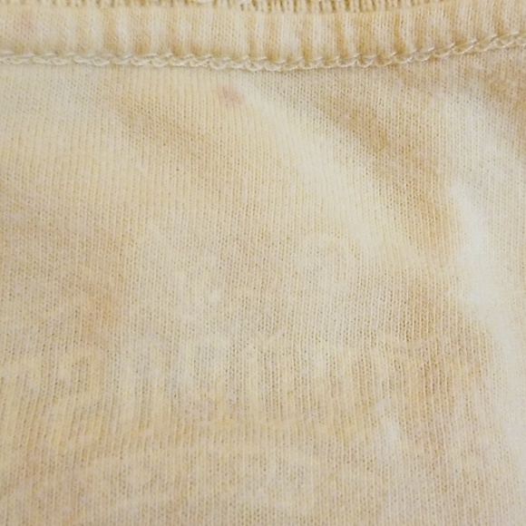 Mens Vtg Aeropostale Yellow Short Sleeve Tee L - Picture 5 of 5